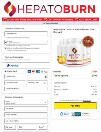 HepatoBurn Checkout